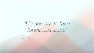 SerenityAI Demo - Llama Impact Hackathon London 2024