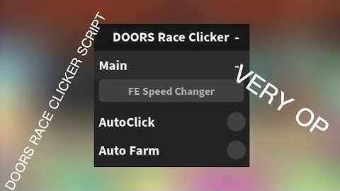 (PATCHED) DOORS Race Clicker Script | ArceusX, Hydrogen, Fluxus | Script
