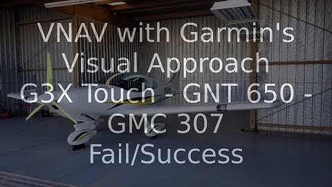 Using VNAV with Garmin