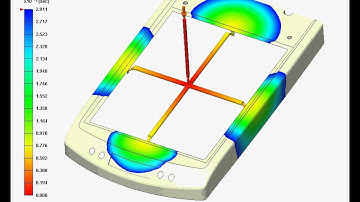 Moldex3D Filling Simulation - Scanner Cover