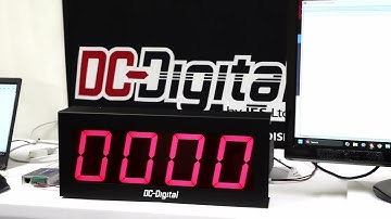 PLC Data Controlled Factory Multi-function Timer, Time of Day, Static Display-DC-40T-DN-UP-STATIC