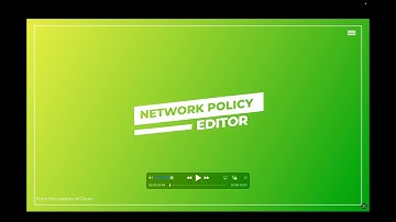 Using the Network Policy Editor