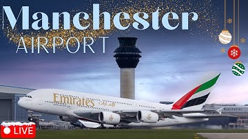 🔴 LIVE Manchester Airport Plane Spotting 🛫