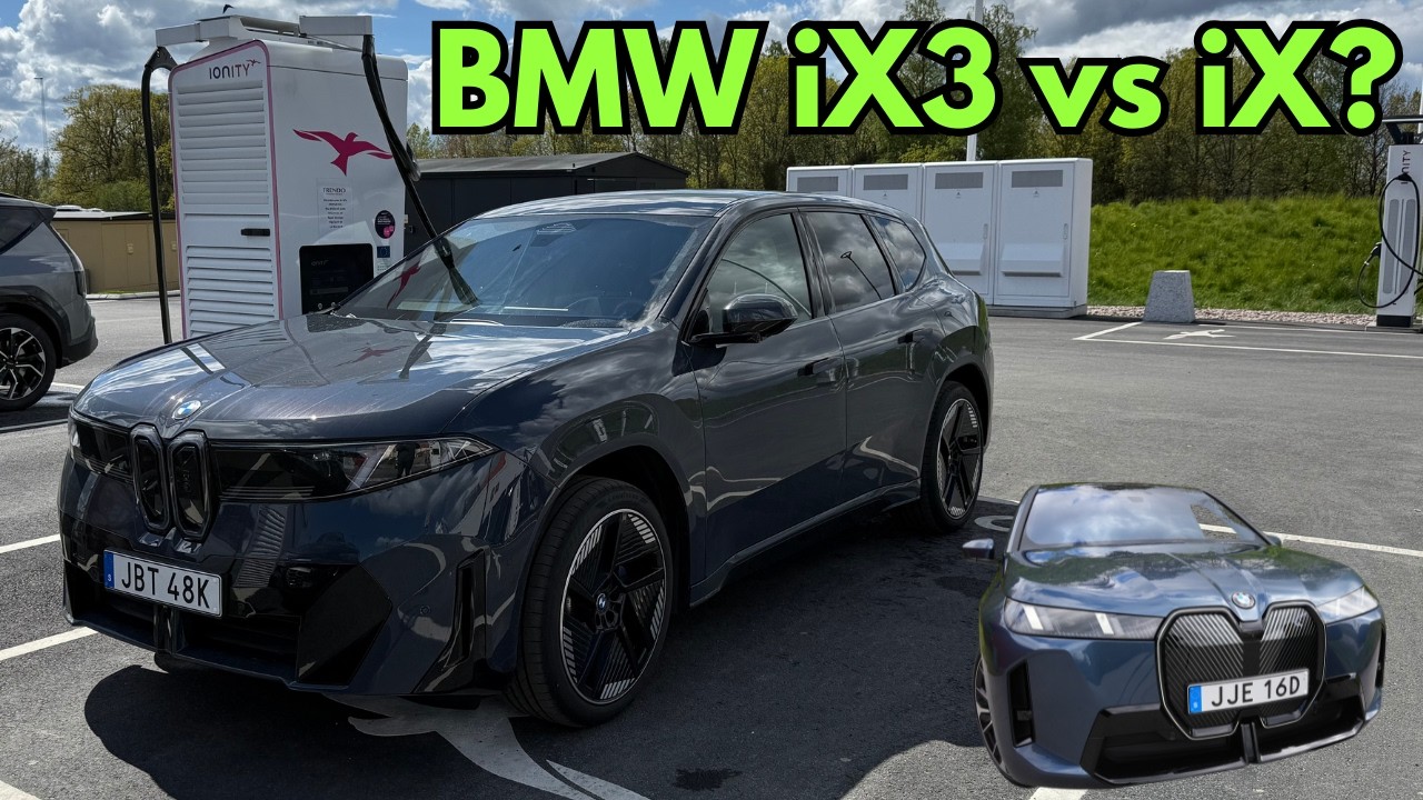 94 mil i nya BMW iX3 \u002D Snabb laddning och låg förbrukning