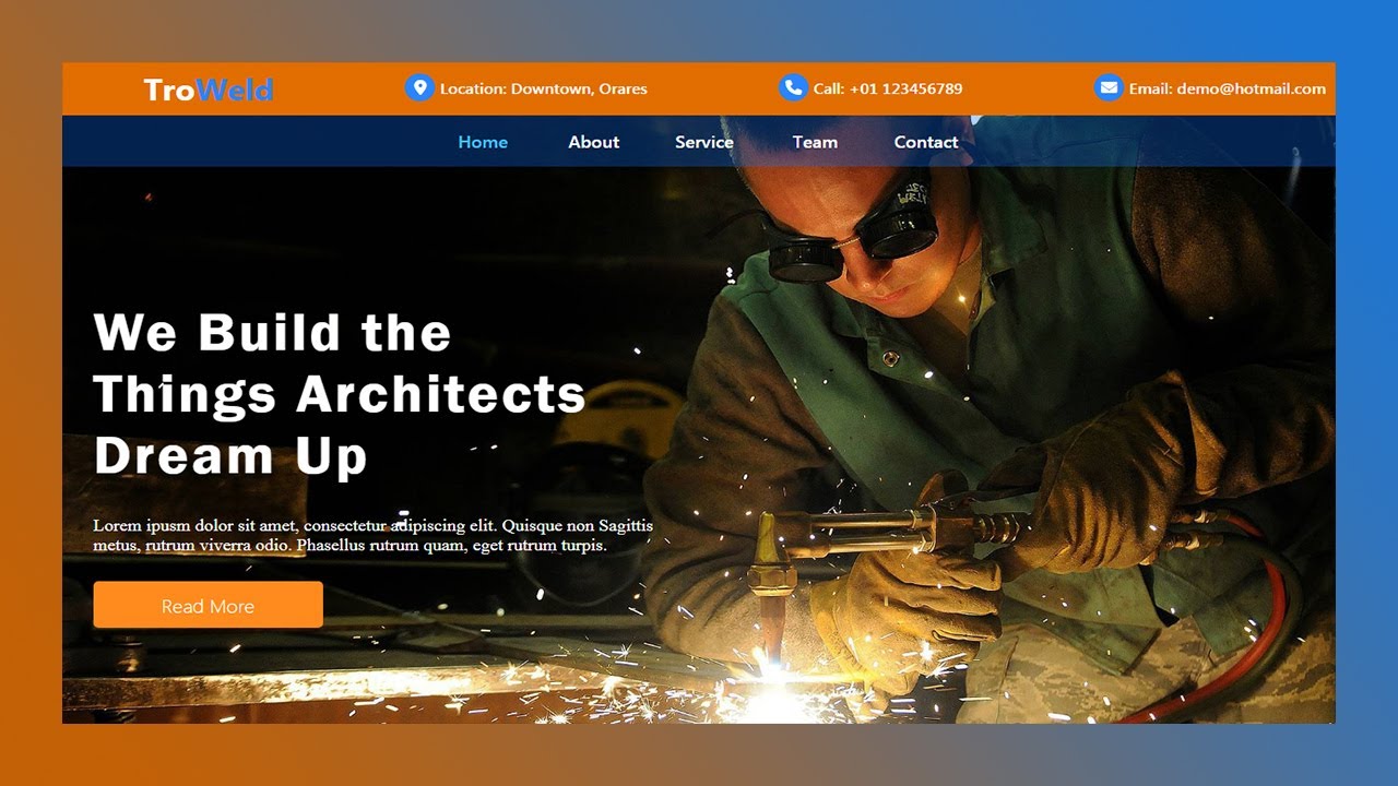 How to Create Website Using HTML and CSS - YouTube