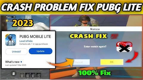 💯% Fix Pubg Mobile Lite Crash Problem | Pubg Lite Crash Problem Fix Kaise Kare 2023