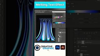 Melting Text Effect In Adobe Photoshop #photoshoptips #photoshopcc #texteffect