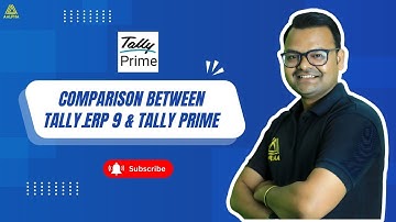 Comparison between tally ERP. 9 & Tally prime in Tally | Tally GST Training in Raipur