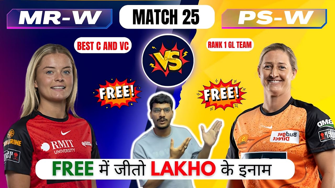 MR vs PS Dream11 Prediction, MR vs PS Dream11, Melbourne Renegades W vs Perth Scorchers W T20 Match