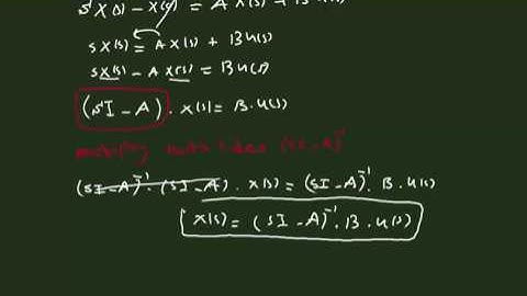 correlation between transfer function and state space