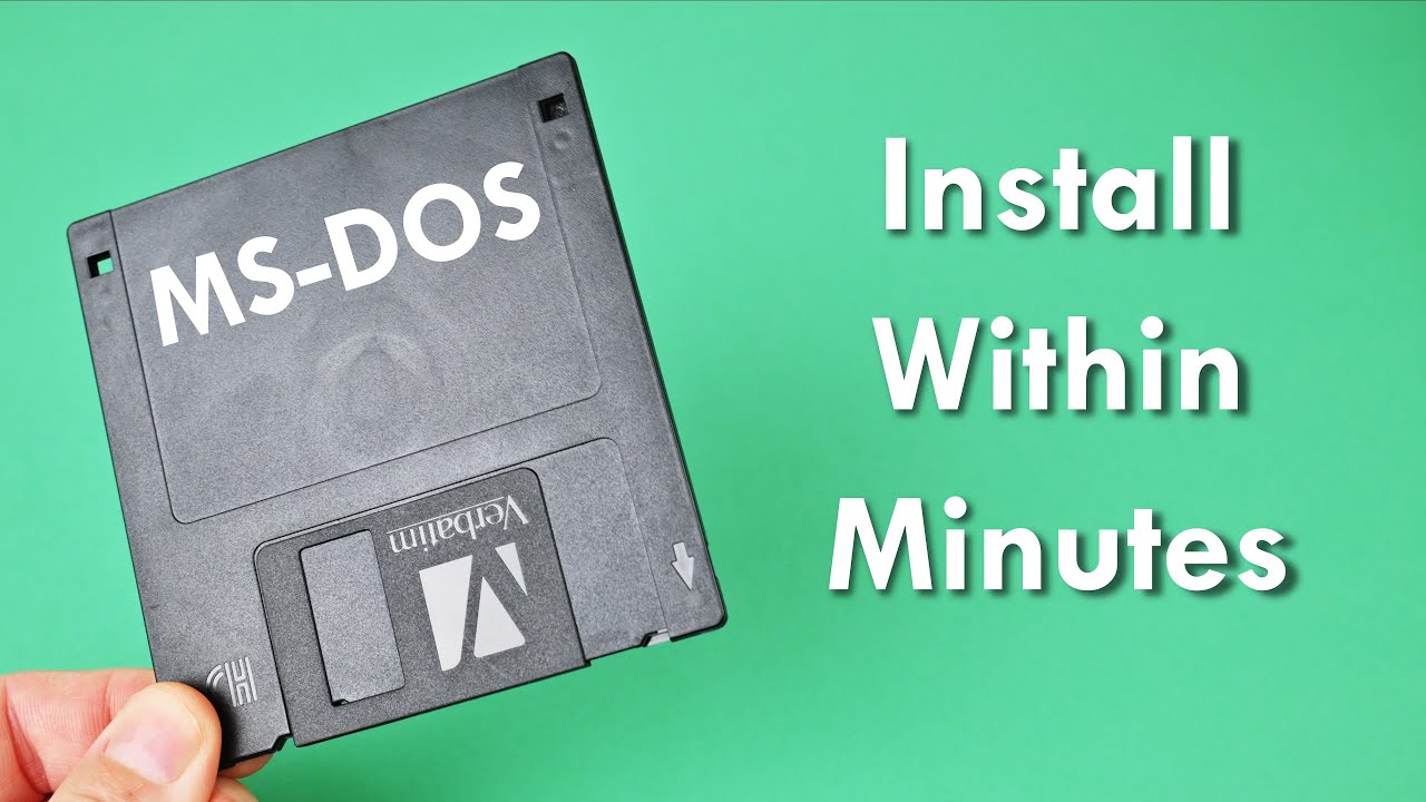 Install DOS Within Minutes with Mouse CD ROM Sound and more