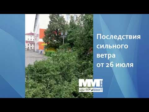 Последствия ураганного ветра
