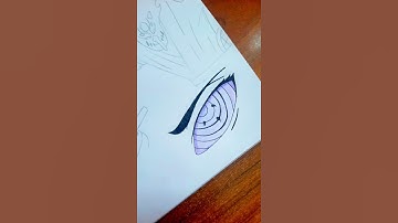 Sasuke Uchiha|Rinnegan Drawing.#Shorts.