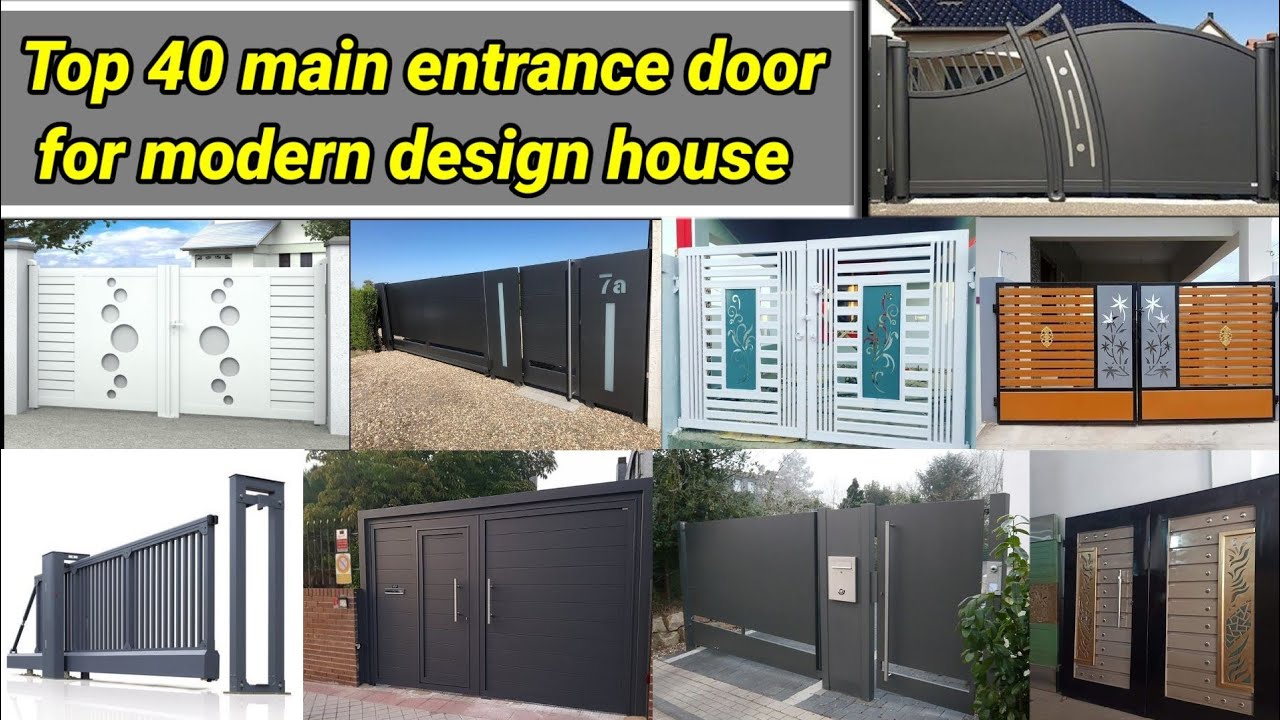 Top 40 main entrance ideas for modern design house outdoor door