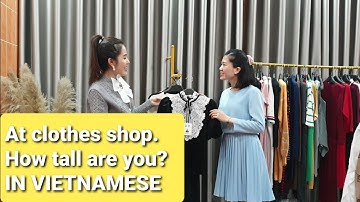 Basic Vietnamese conversation: Mua quần áo #go shopping for clothes#Asking about one