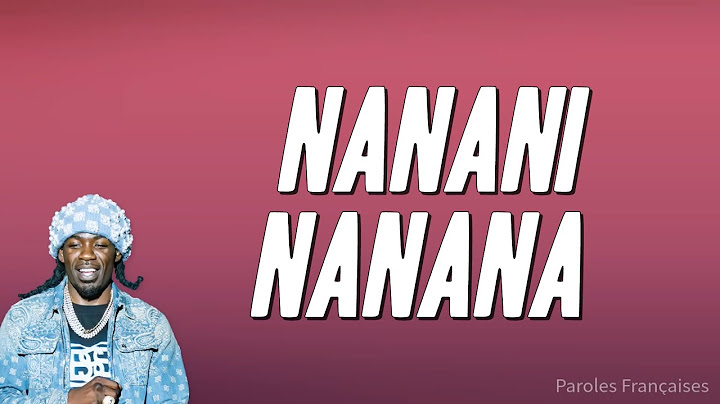 Gazo - NANANI NANANA (Paroles)