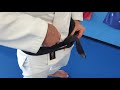 How to Tie a Basic BJJ Belt Knot