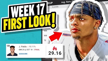 DraftKings NFL Week 17 First Look: Top DFS Picks