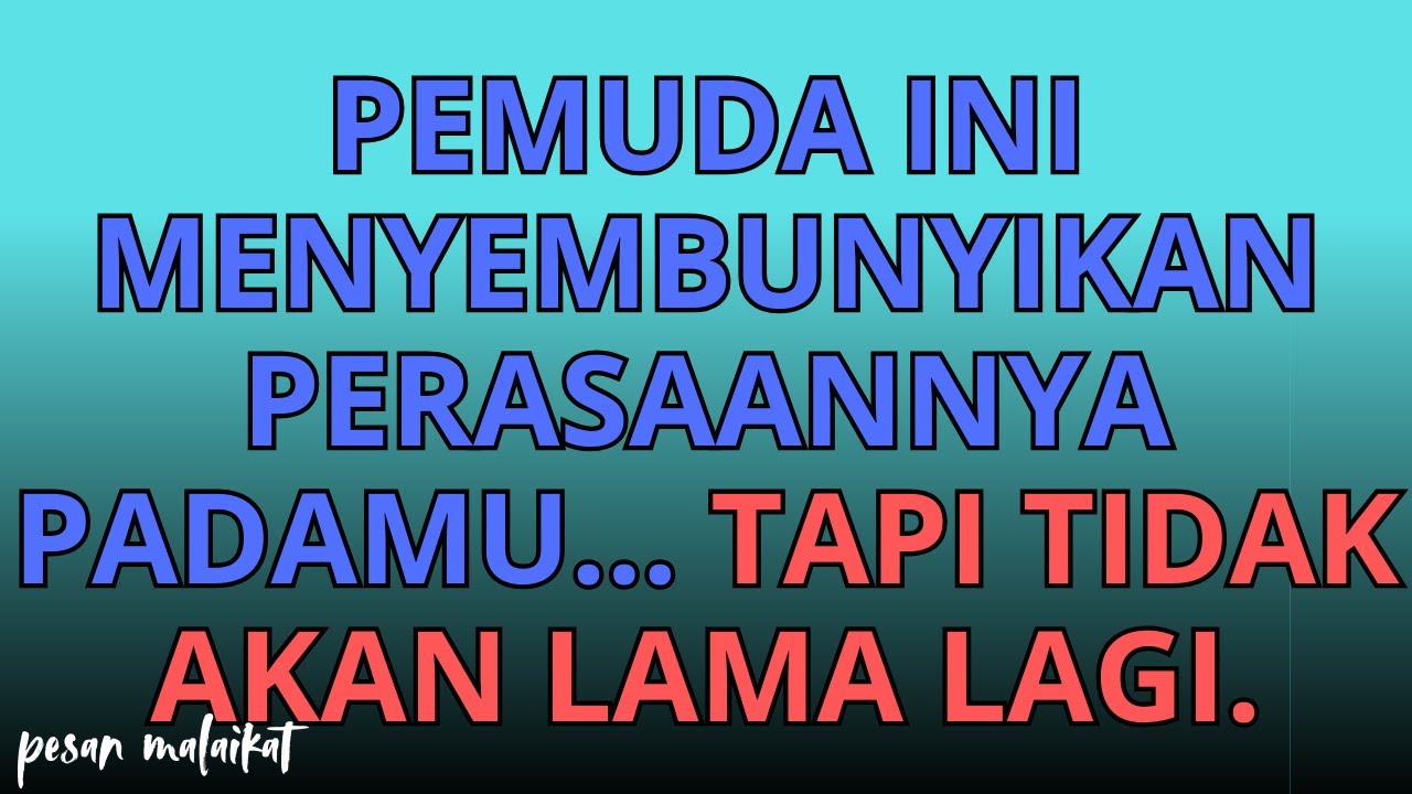 💌Pemuda ini menyembunyikan perasaannya padamu… tapi tidak akan lama lagi.
