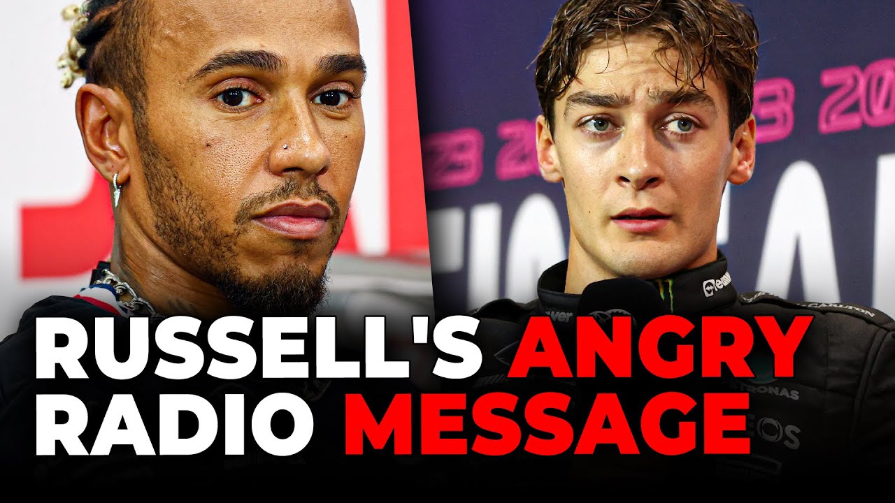 Russell admits 'VENTING' in angry team radio message after Hamilton ...