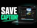 How To Save Caption Templates As Presets In CapCut PC (EASY!!)
