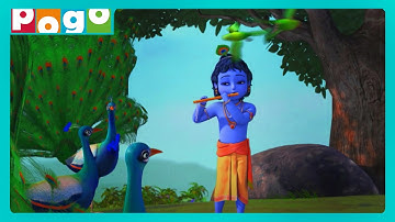 Little Krishna🪈| The Magic Of Krishna’s Flute! | Watch Cartoon😍 | Cartoon for Kids 👊| @PogoChannel