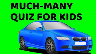 Much-Many Worksheet Quiz for Kids