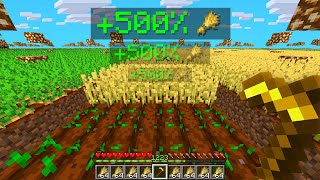 INSANE Harvester Hoe Gives 500% More Drops!! | Minecraft Skyblock (Bedrock/Java IP)