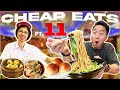 BEST Cheap CHINATOWN EATS Pt. 11 XI ($20 Feeds 4 Guys!)