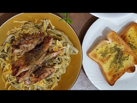 Cook with me: Chicken alfredo pasta - YouTube