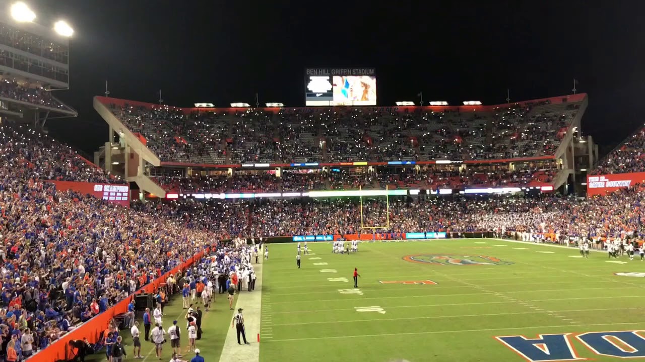 Florida Gators new tradition at night