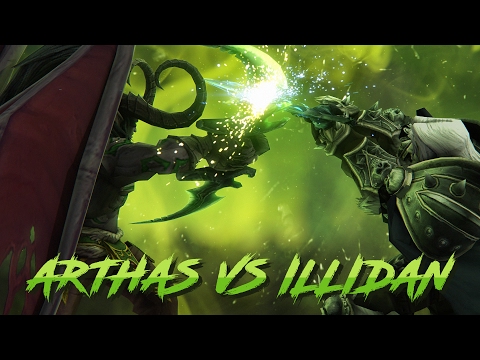 Arthas vs Illidan Legion Edition (WoW machinima)