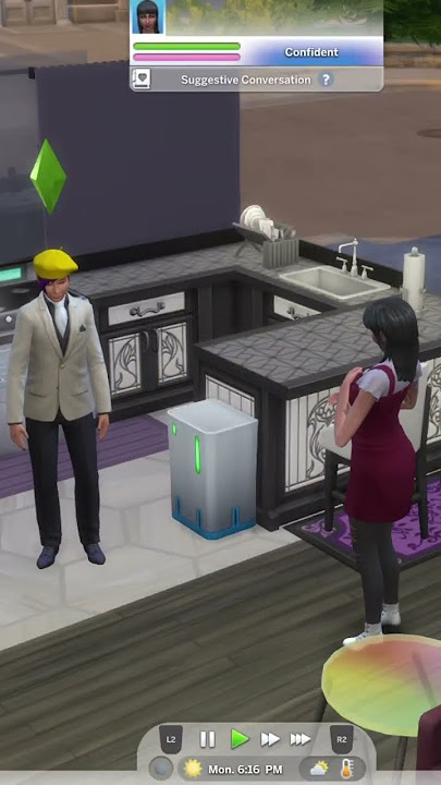 Sims 4 Long Distance Kiss 😂