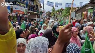 Mehbooba Mufti addressed the Public rally in Ganderbal || AMC