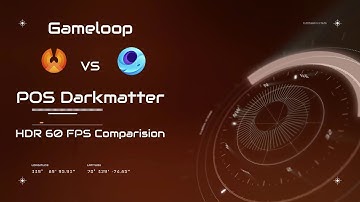 Gameloop vs Phoenix OS Darkmatter HDR Gameplay comparision