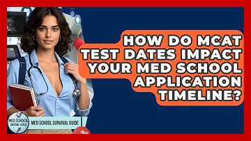 How Do MCAT Test Dates Impact Your Med School Application Timeline? - Med School Survival Guide