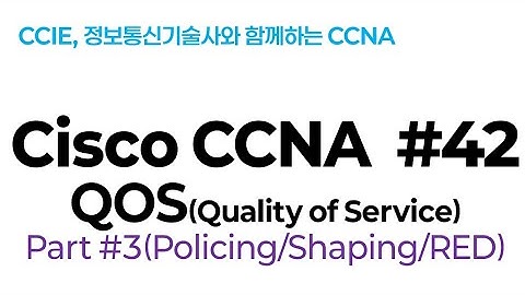 시스코(Cisco) CCNA #42(QOS) part#3(Shaping,Policing, RED)