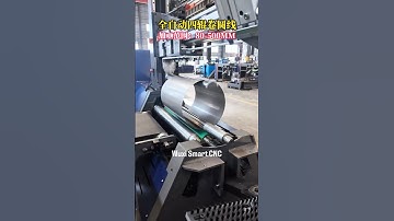 Loading and Unloading Automatic Plate Rolling Machine Production Line #fabrication #plateroller