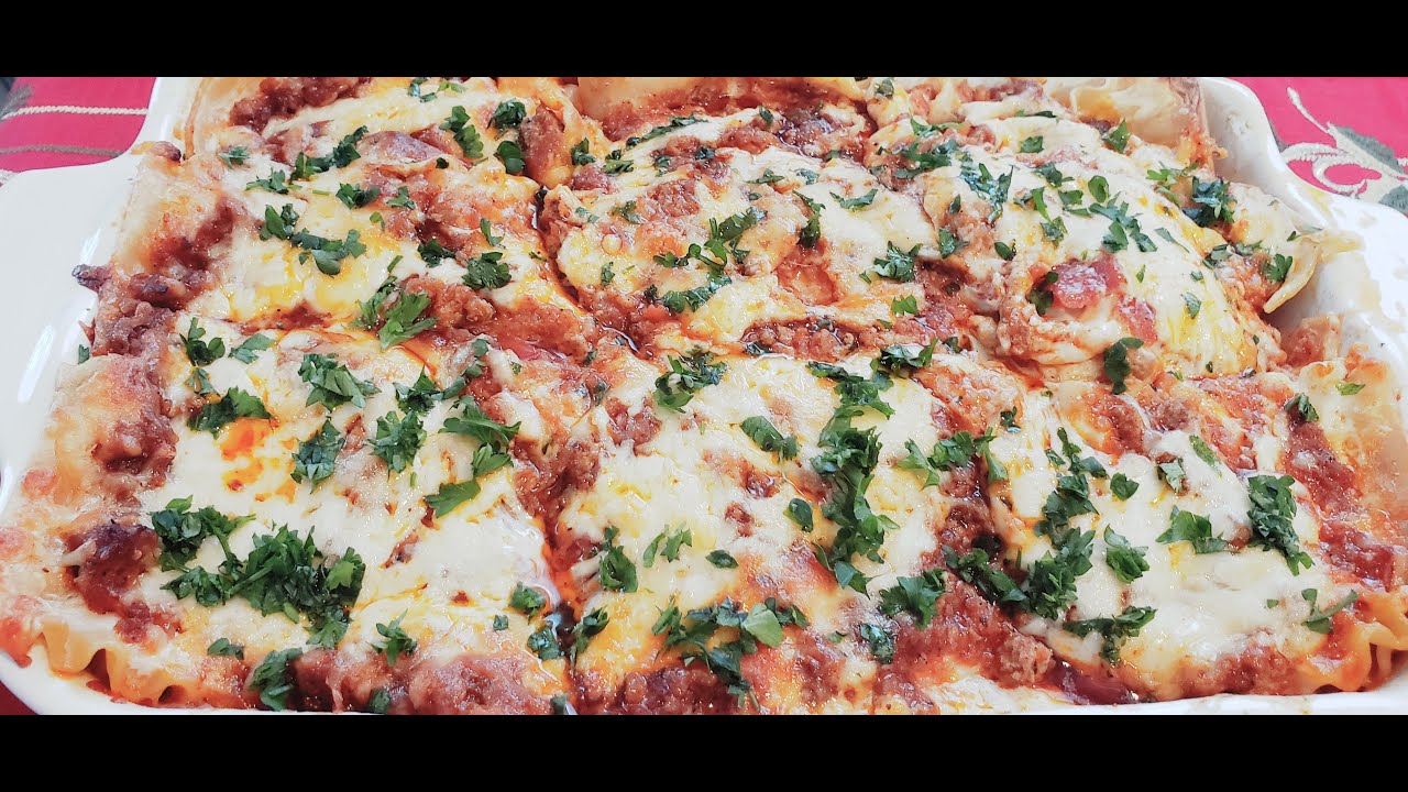 How To Make Lasagna At Home 