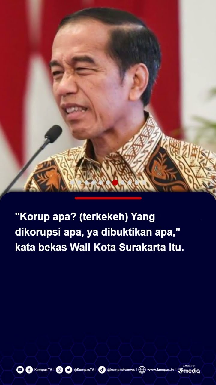 Namanya Masuk Nominasi Tokoh Terkorup Sedunia Versi OCCRP, Jokowi: Buktikan #jokowi #korupsi