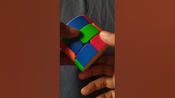 Checkerboard pattern on Cylinderical cube #cubing #cubepuzzle #satisfying