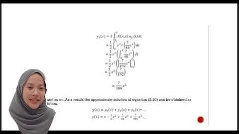 Adomian Decomposiiton Method (ADM) for nonlinear integral differential equation