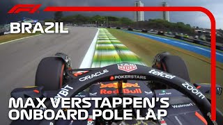 Max Verstappens Pole Lap 2023 Sao Paulo Grand Prix Pirelli