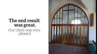 Case Study Video for Woodmancote Olde English Joinery - Bespoke Gothic Archway in Oak