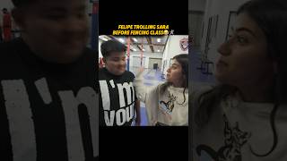 Sara Smacked Felipe In Fencing Classfull Vlog Linked Above