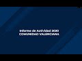 Informe de Actividad 2020: Comunidad Valenciana