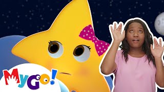 Twinkle Twinkle Little Star Mygo Sign Language For Kids Lellobee Kids Songs