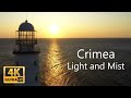 Crimea. Light and Mist. Aerial video in 4K