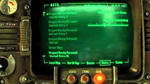 Fallout 3 Walkthrough - Pip Boy and Terminal #33 - PPPJ3