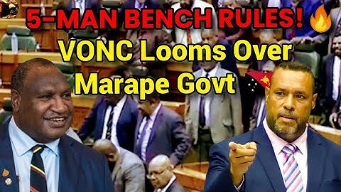 Supreme Court Ruling Shakes Marape Govt | 5-Man Bench Opens Door for New Vote of No Confidence! 🇵🇬